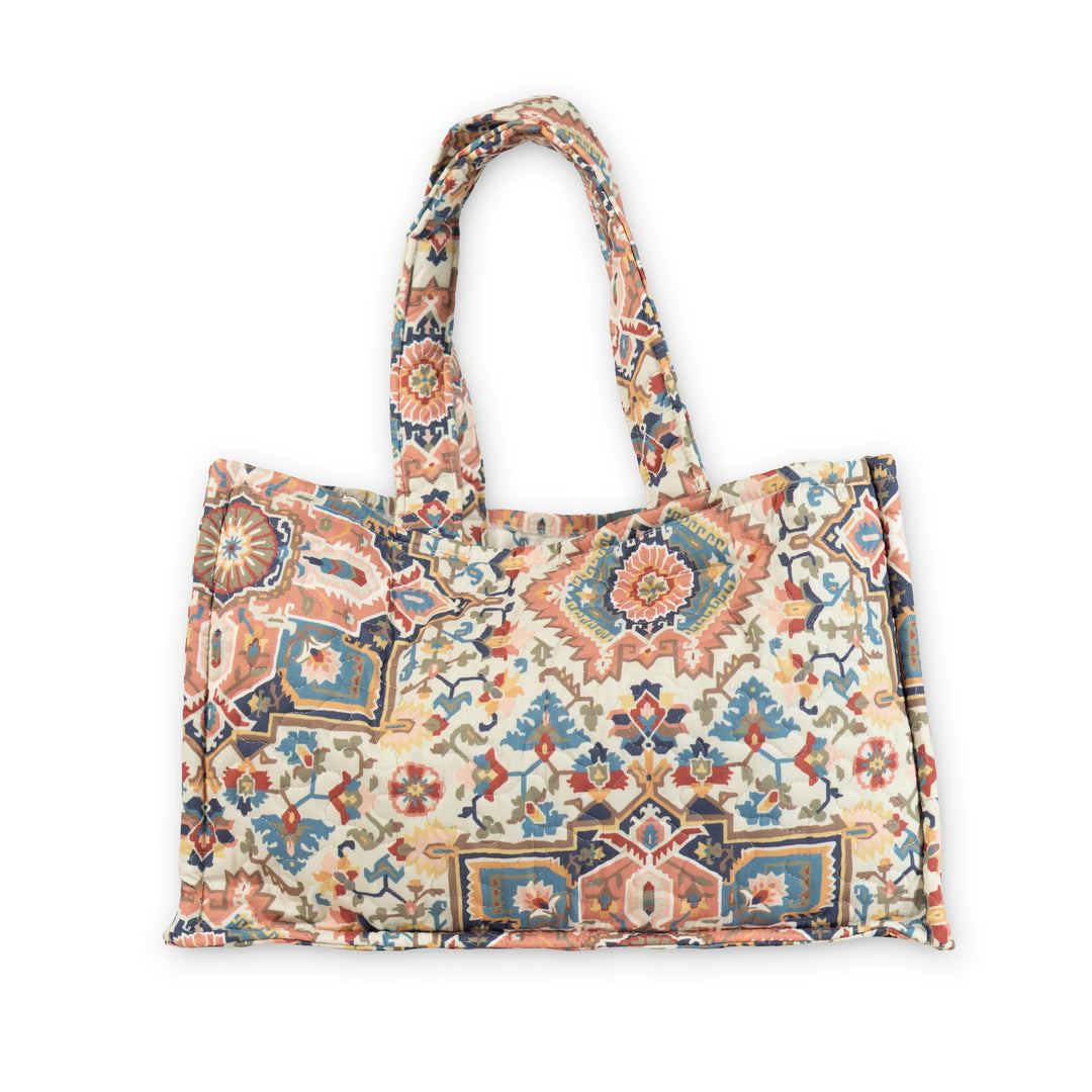 Kaia Medallion Quilted Tote Bag