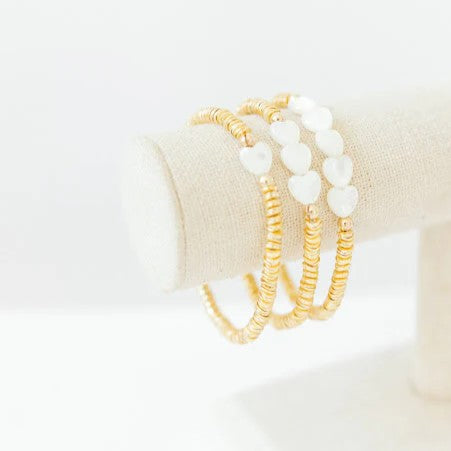 Hearts Trio Bracelet Set