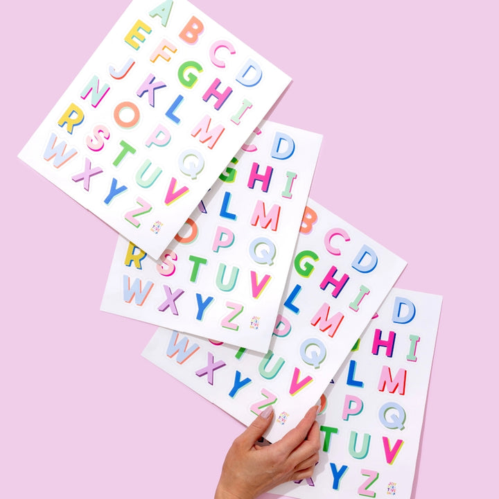 Vinyl Alphabet Stickers