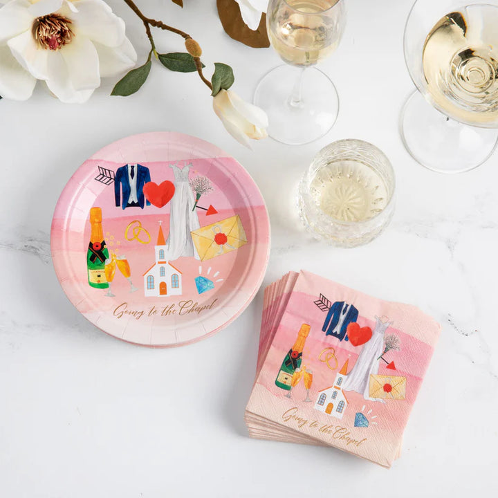 Wedding Appetizer Plates 7"