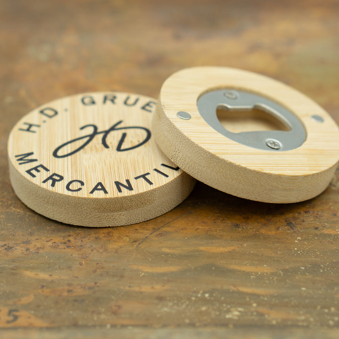 Merc Magnetic Wooden Bottle Opener