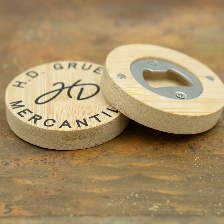 Merc Magnetic Wooden Bottle Opener