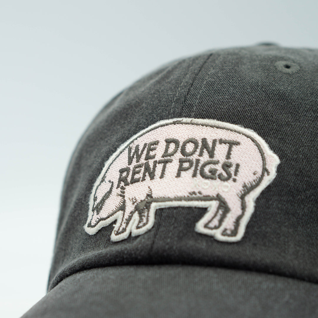 We Don't Rent Pigs Patch Cap