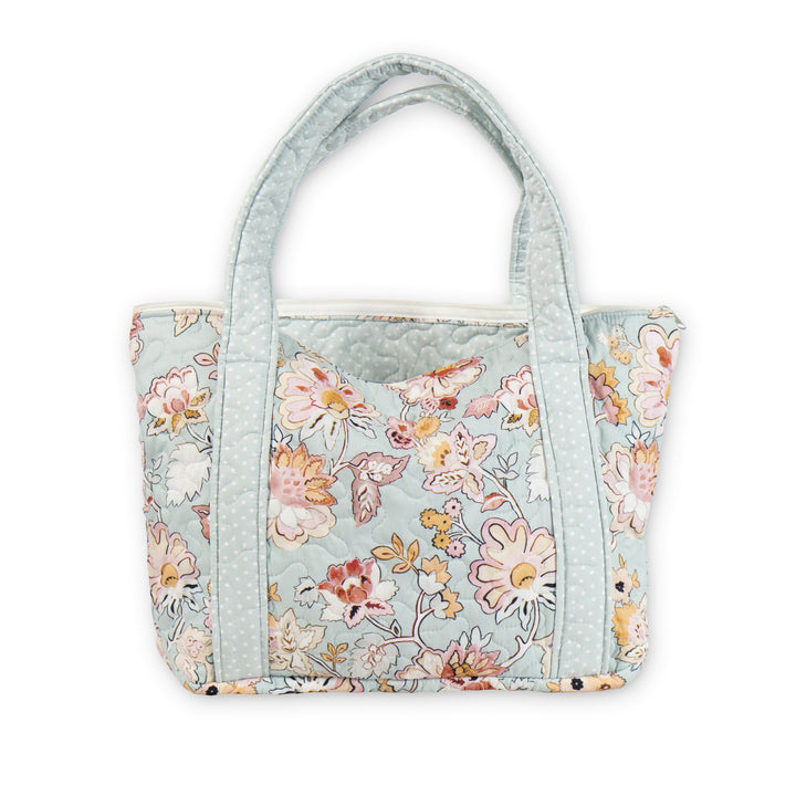Kennedy Quilted Zipper Tote Bag