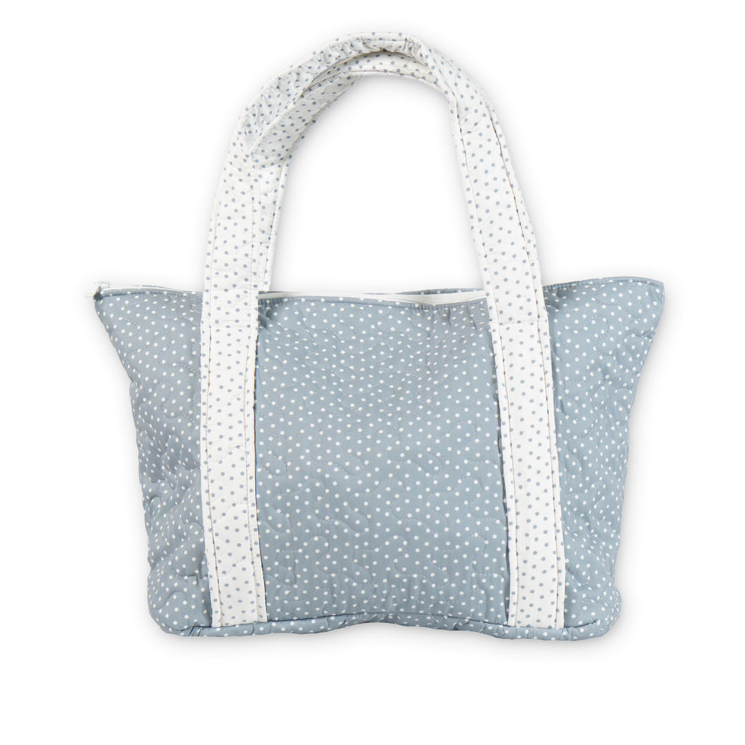Sunny Dots Quilted Zipper Tote